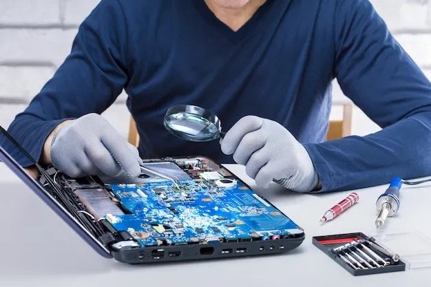 Reparación de componentes de una computadora